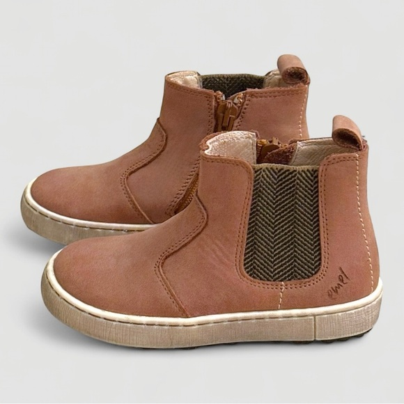 Emel Kids Suede Leather Boots NWOT Size 25 (US 8-8.5 Toddler) Premium Quality - Picture 10 of 11
